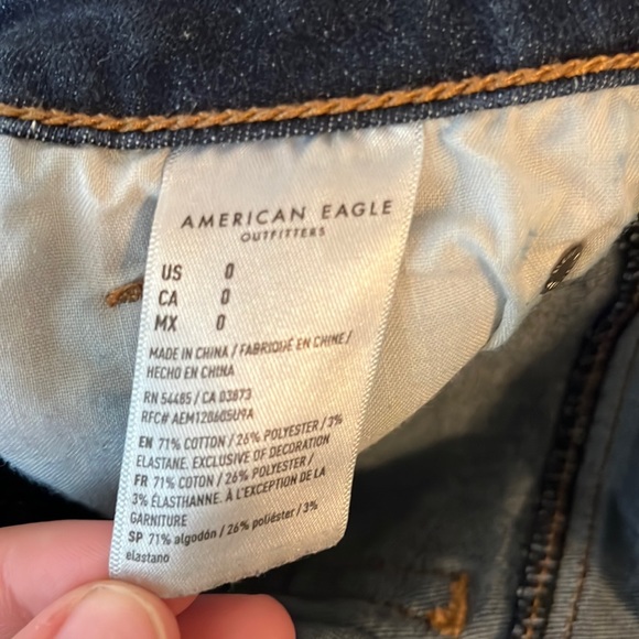 American Eagle Next level stretch Jean shorts - Picture 2 of 4